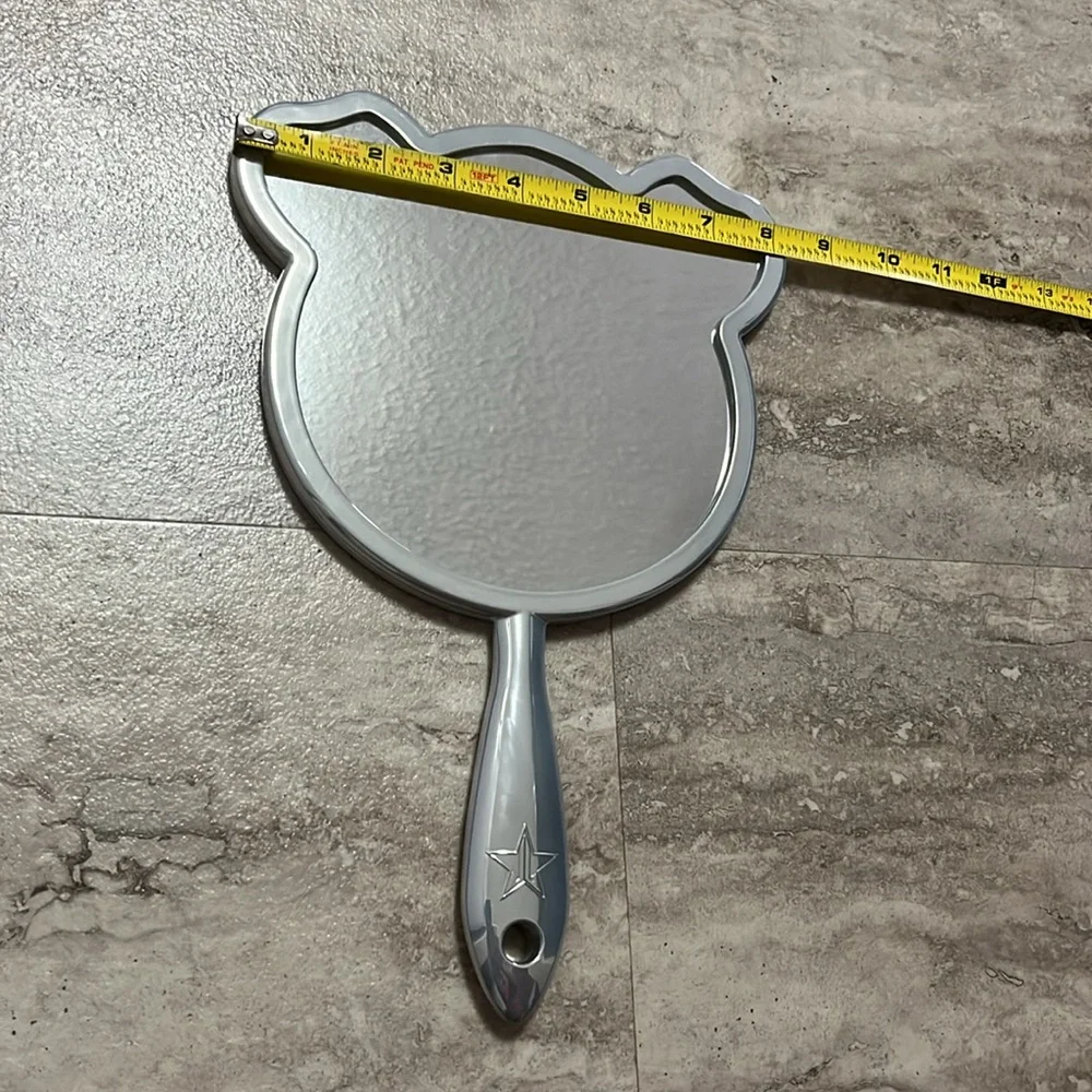 Jeffree Star Silver Pig-Shaped Hand Mirror
